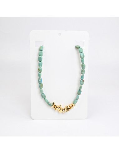 Collar Combinado con Piezas Orgánicas | Infinita Moda
