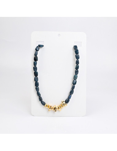 Collar Combinado con Piezas Orgánicas | Infinita Moda