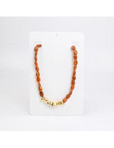 Collar Combinado con Piezas Orgánicas | Infinita Moda