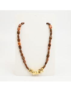 Collar Combinado con Piezas Orgánicas | Infinita Moda
