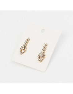 Aro de Strass Shiny Gold Arrow