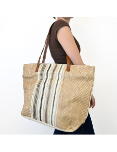 Bolso Shopper de Yute Formentera