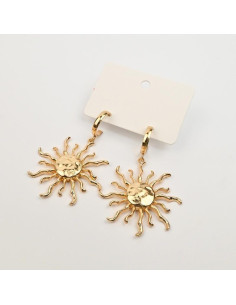 Aros Colgantes con Dije de Sol por Mayor