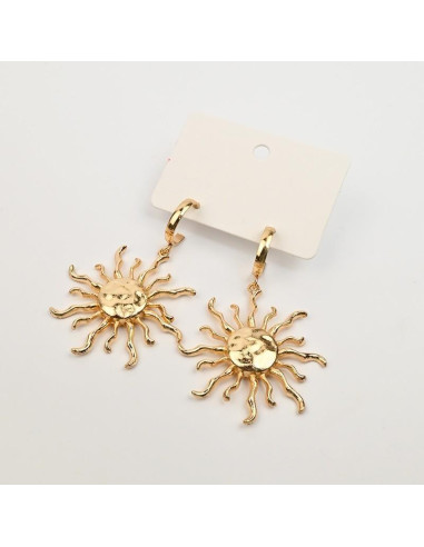 Aros Colgantes con Dije de Sol por Mayor