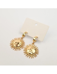 Aros Colgantes con Dije de Sol por Mayor