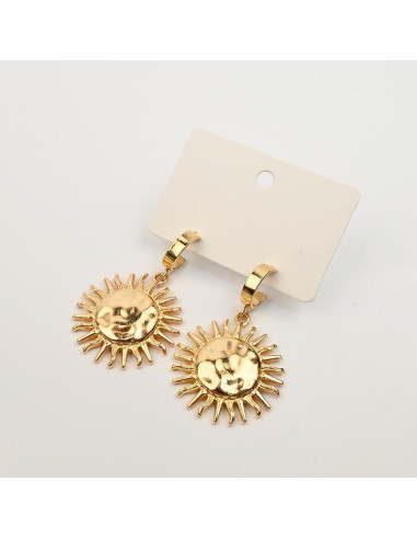Aros Colgantes con Dije de Sol por Mayor