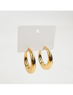 Aros Grandes argollas chunky por Mayor delgadas y finas