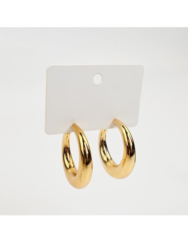 Aros Grandes argollas chunky por Mayor delgadas y finas