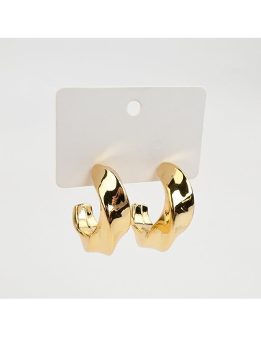 Aros Grandes argollas chunky por Mayor delgadas y finas