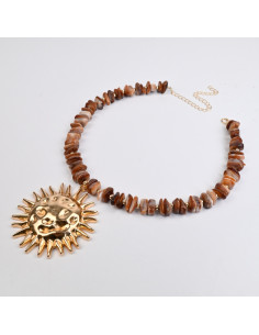 Collar con dije de sol por Mayor  | Infinita Moda