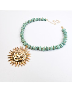 Collar con dije de sol por Mayor  | Infinita Moda
