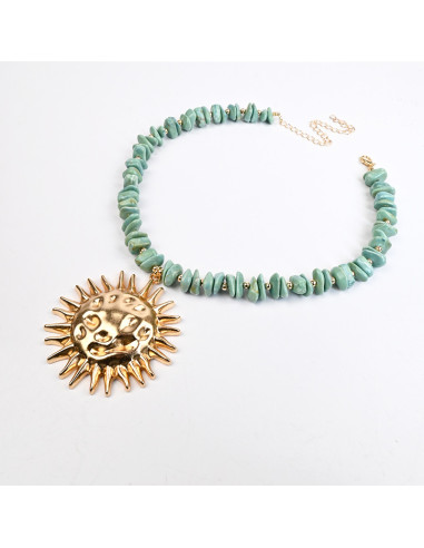Collar con dije de sol por Mayor  | Infinita Moda