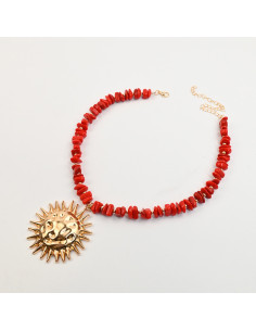 Collar con dije de sol por Mayor  | Infinita Moda
