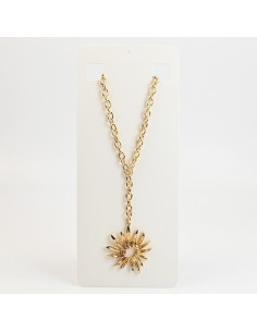 Collar de Cadena con Dije de Sol | Collares por Mayor