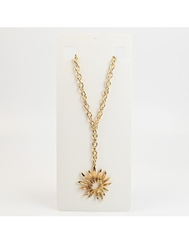 Collar de Cadena con Dije de Sol | Collares por Mayor