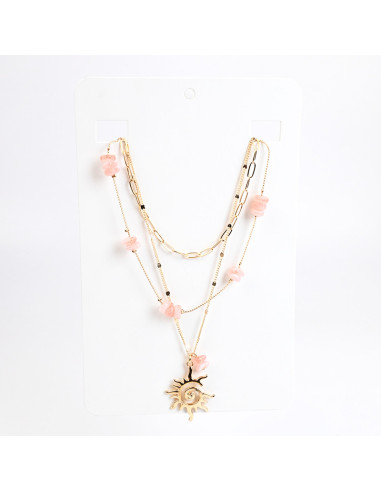 Collar Triple de Cadenas | Infinita Moda