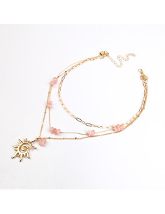 Collar Triple de Cadenas | Infinita Moda