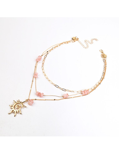 Collar Triple de Cadenas | Infinita Moda