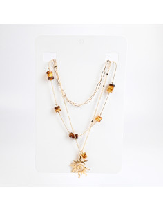 Collar Triple de Cadenas | Infinita Moda