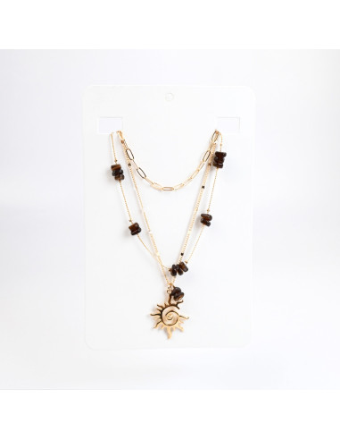 Collar Triple de Cadenas | Infinita Moda