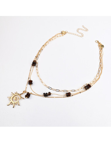 Collar Triple de Cadenas | Infinita Moda