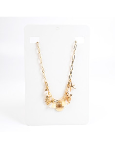 Collar de Cadena con Dijes Marinos | Infinita Moda