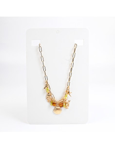 Collar de Cadena con Dijes Marinos | Infinita Moda