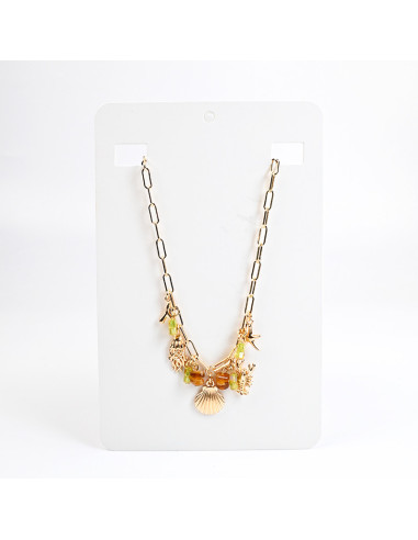 Collar de Cadena con Dijes Marinos | Infinita Moda