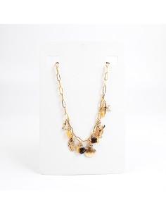 Collar de Cadena con Dijes Marinos | Infinita Moda