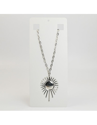 Collar de Cadena con Dije de Sol con mosqueton ajustable por Mayor