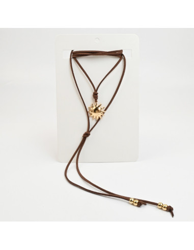 Collar Corbatero de Sol Dorado | Infinita Moda