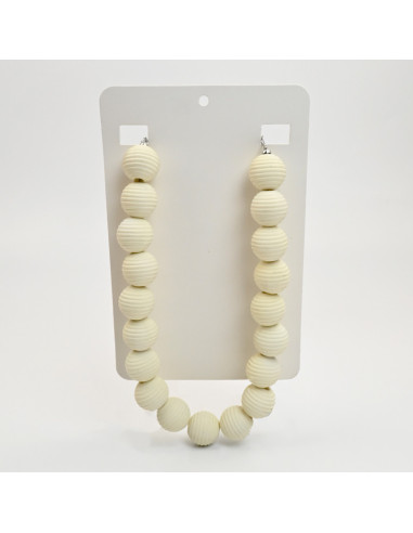 Collar Chicle rayado opaco para venta mayorista  | Infinita Moda