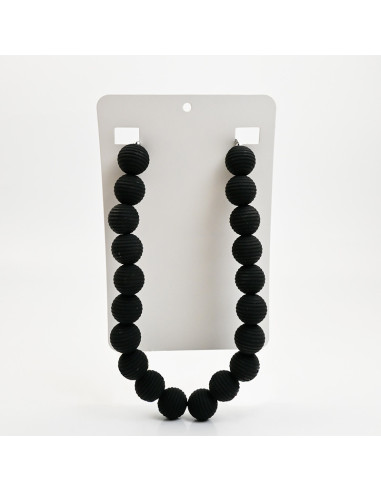 Collar Chicle rayado opaco para venta mayorista  | Infinita Moda