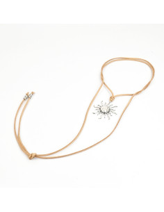 Collar Corbatero de Sol Níquel | Infinita Moda