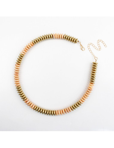 Collar de Acrílico Antique con CCB y discos