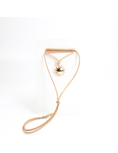 Collar Corbatero de Sol Dorado | Infinita Moda