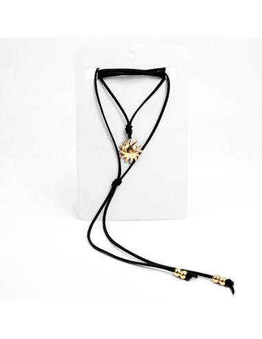 Collar Corbatero de Sol Dorado | Infinita Moda