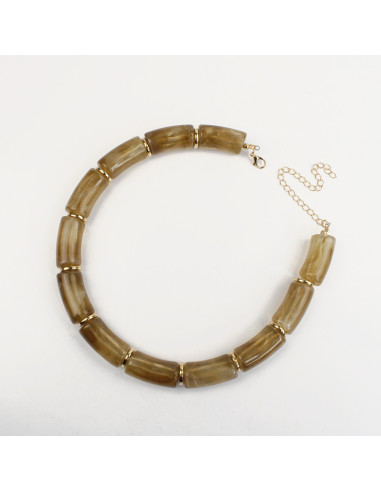 Collar de Acrílico Resinado o Pintado |  Infinita Moda | Mayorista