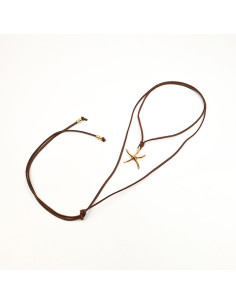 Collar Corbatero de Gamuza | Infinita Moda