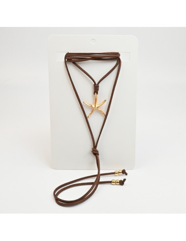 Collar Corbatero de Gamuza | Infinita Moda