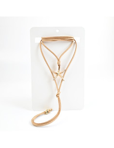 Collar Corbatero de Gamuza | Infinita Moda