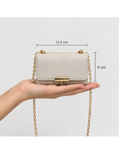 Extra Mini Cartera Bandolera Rígida Shiny