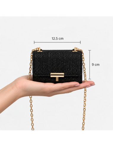 Extra Mini Cartera Bandolera Rígida Shiny