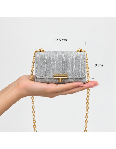 Extra Mini Cartera Bandolera Rígida Shiny