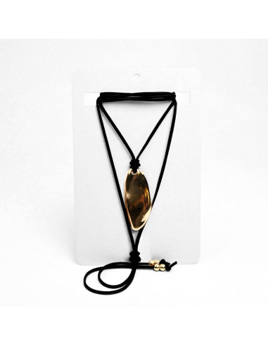 Collar Corbatero de Gamuza | Infinita Moda