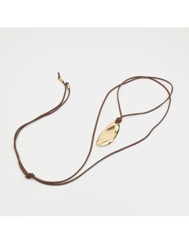 Collar Corbatero de Gamuza | Infinita Moda