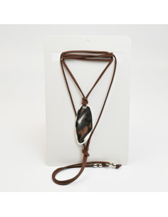 Collar Corbatero de Gamuza | Infinita Moda