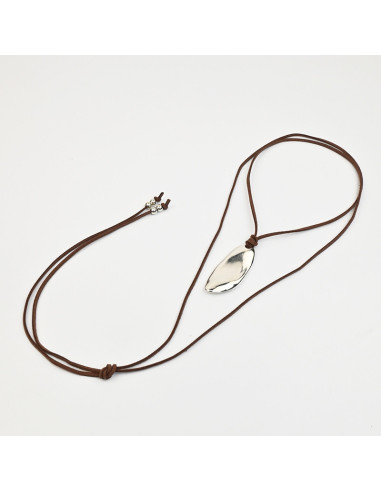Collar Corbatero de Gamuza | Infinita Moda