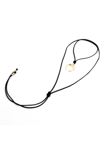 Collar Corbatero de Gamuza | Infinita Moda