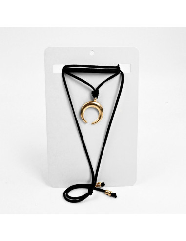 Collar Corbatero de Gamuza | Infinita Moda